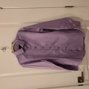 Jos A Banks Shirt 16 34 SLIM Violet